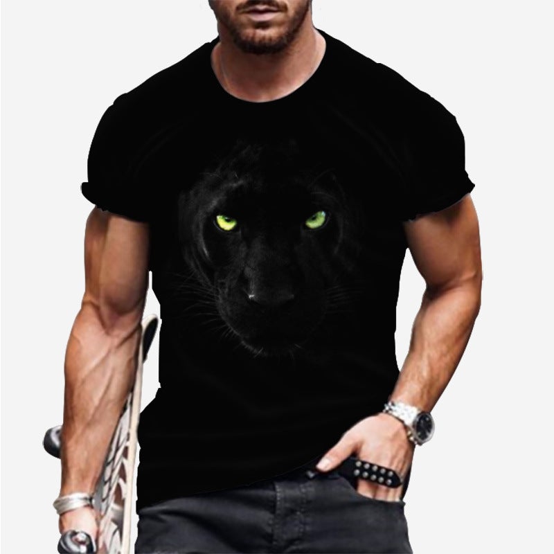 Loose Top Order Round Neck Youth 3D Full Body Printing Casual Men'S T-Shirt - Image 1