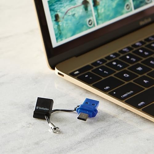 Verbatim 128GB Store ‘n’ Go Dual OTG USB 3.2 Gen 1 Flash Drive for USB-C Devices – 2 in 1 Type C Thumb Drive - Image 5