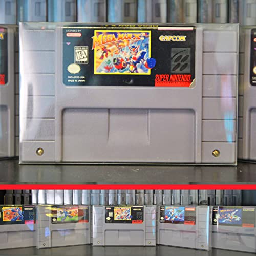 EVORETRO SNES Games Cartridge Protector Compatible for Super Nintendo SNES Games Cartridge - 0.40 MM Thick, Anti-Dust, Acid-Free SNES Super Games Cart, Clear PET Case Protector by EVORETRO (Pack of 25) - Image 3