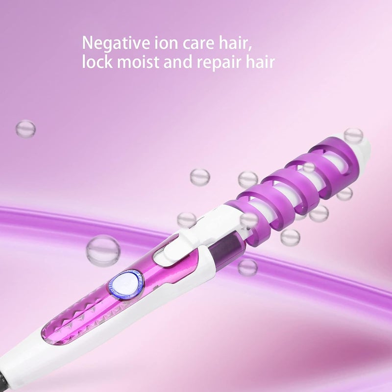 comfrt Curling Iron Curling Wand Hair Curler Electric Hair Wavy Hair Styling Hair Curling Wand Professional Hair Salon Spiral Curl[Us] - Image 1