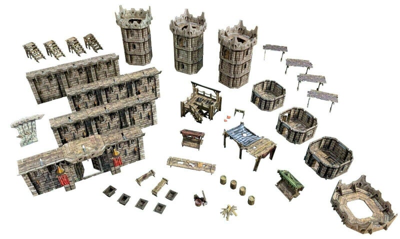 Battle Systems â€“ Modular Fantasy Scenery â€“ Perfect for Roleplaying and Wargames - Multi Level Tabletop Terrain for 28mm Miniatures â€“ Colour Printed Model Diorama â€“ DnD Warhammer (Citadel) - Image 1