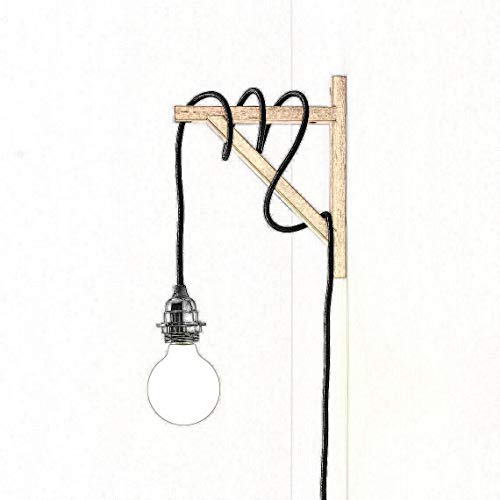 HESSION 2-Pack 15 Feet Plug in Pendant Light, Black Extension Hanging Lantern Cord Cable with in-Line On/Off Switch, E26 E27 Socket - Image 3