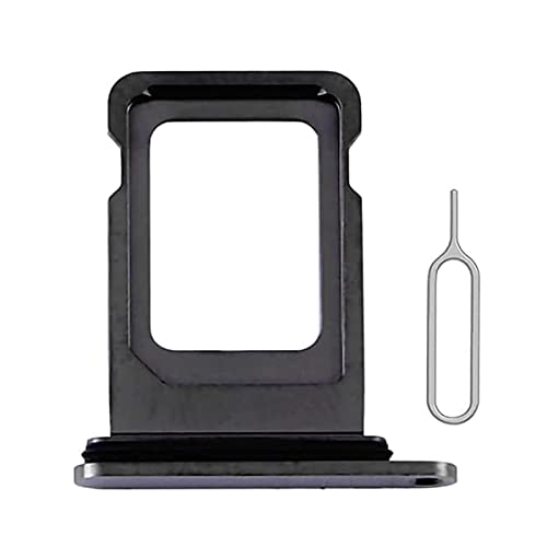 Perzework SIM Card Tray Holder Slot Replacement for iPhone 13 Pro and iPhone 13 Pro Max (Graphite) with Waterproof Rubber Ring and Eject Pin (Single Sim Version) - Image 1