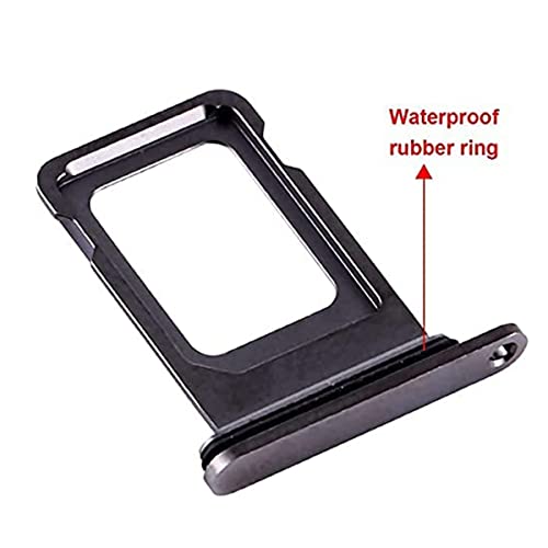 Perzework SIM Card Tray Holder Slot Replacement for iPhone 13 Pro and iPhone 13 Pro Max (Graphite) with Waterproof Rubber Ring and Eject Pin (Single Sim Version) - Image 2