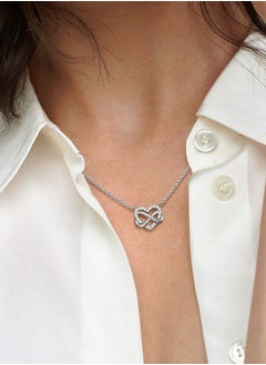 PANDORA Pandora Moments Sterling Silver Sparkling Infinity Heart Collier Necklace for Women 50cm 392666C01  - Image 3