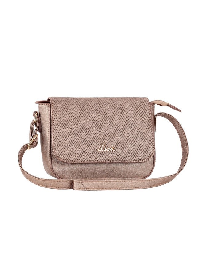 Lavie Women's Emboss Flap Sling Bag | Ladies Purse Handbag - Image 2