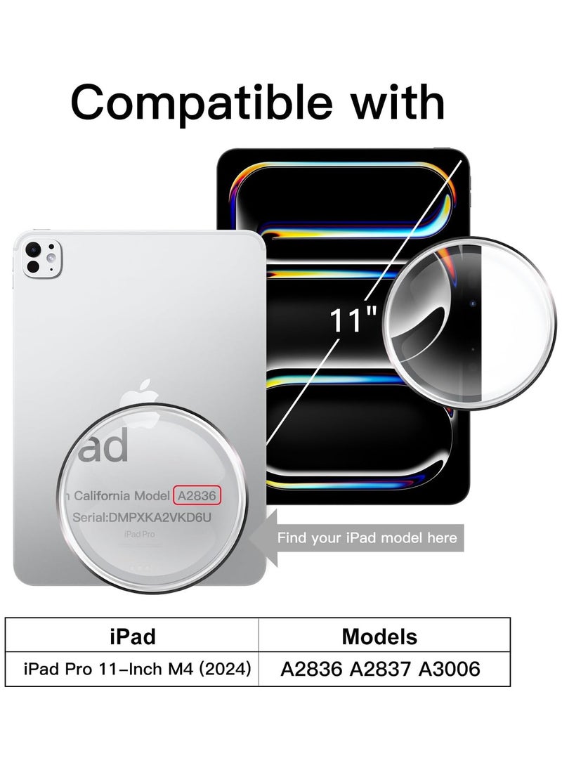 Techie - HD Tempered Glass Screen Protector for Apple iPad Pro 11 Inch M4 (2024) - Anti Reflection Anti Bubbles 9H Hardness 0.33 mm Rounded Edges Easy Installation - Image 1