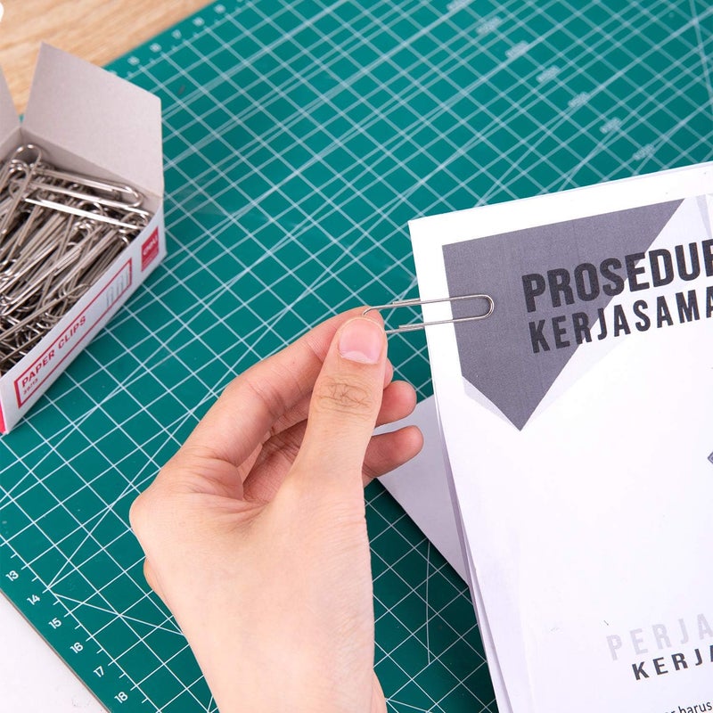 ديلي مشابك ورق، مقاس 50 مم، فضي - Image 4