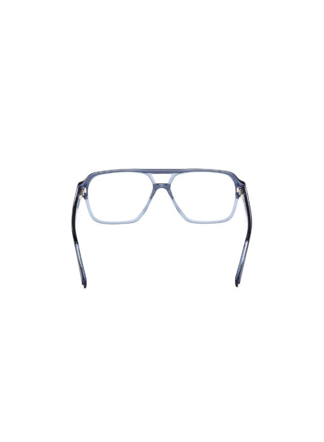 جس نظارة طبية بشكل نافيجيتور للرجال بأذرع من الأسيتات GU50093  مقاس 56 - أزرق لامع - Image 4