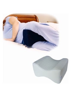 A Support Pillow For Knee And Foot Pain Comfortable While Sleeping Made Of Memory Foam - Size 8*6*10 inch