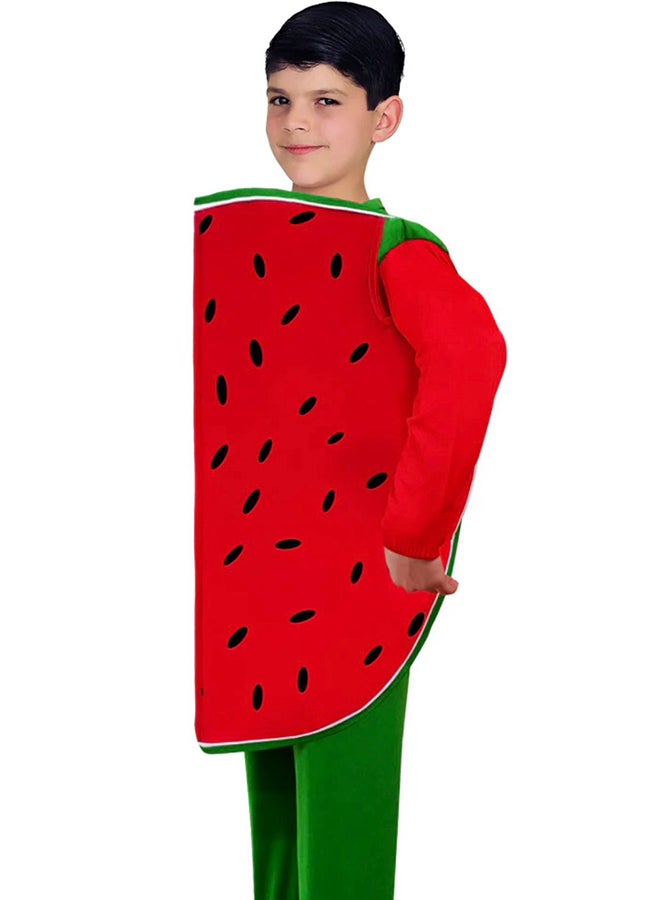 Toy Land Kids Watermelon Fruit Costume Set – Food Theme Fancy Dress Outfit for Boys & Girls of age 4 to 5 years - Image 2
