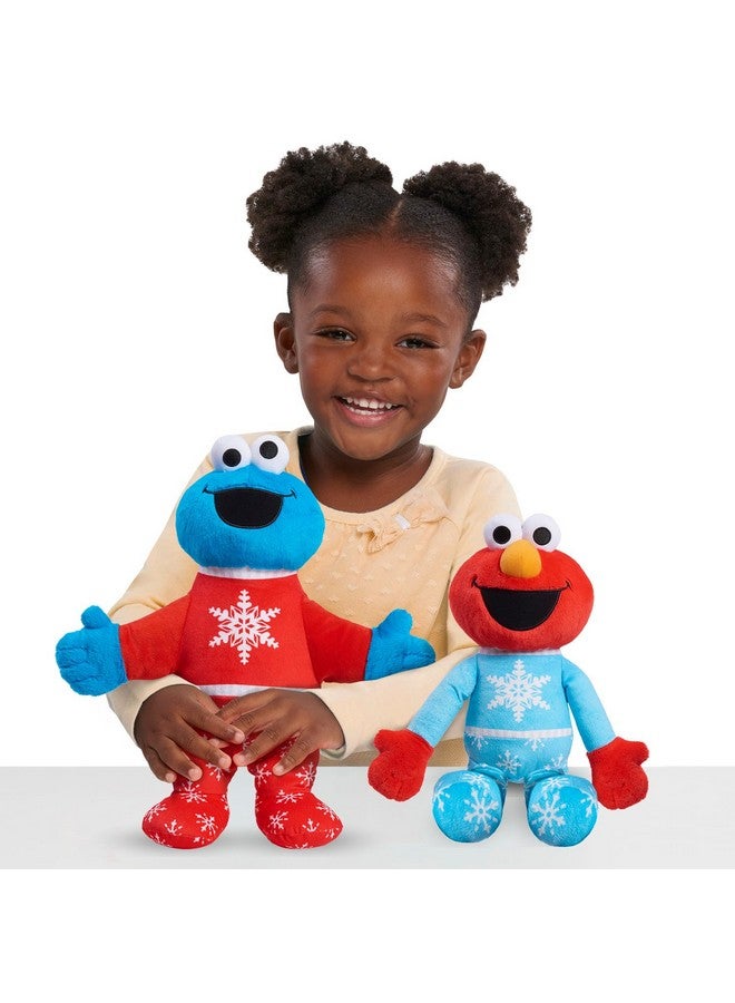 Just Play Sesame Street Holiday 15-inch Large Plush Elmo Stuffed Animal, Red, Super Soft Plush, Kids Toys for Ages 18 Month by Just Play - Image 2