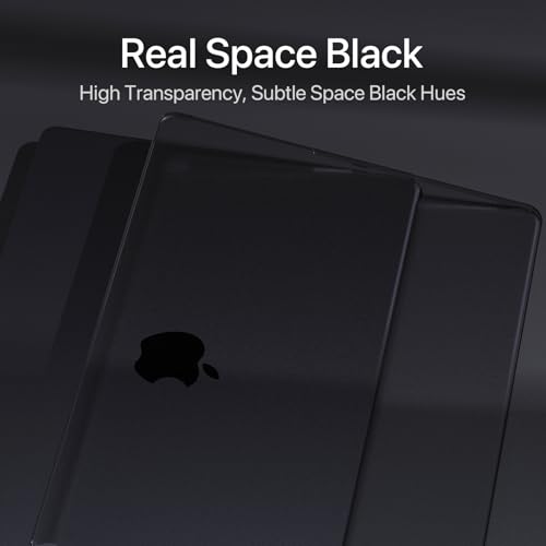 Soonjet for MacBook Pro 14 inch Case M5 M4 M3 M2 M1 ProMax 20262021 100 Match Official Color Hard Shell Laptop Keyboard Cover Space Black Clear - Image 3