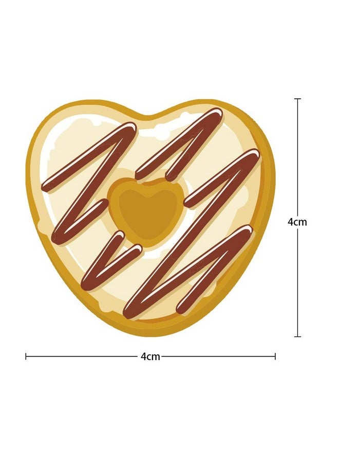WaaHome - 207Pcs Donuts Heart Stickers Valentines Stickers For Kids School Classroom Teacher Reward Party Decor Scrapbooking Supplies - Image 1