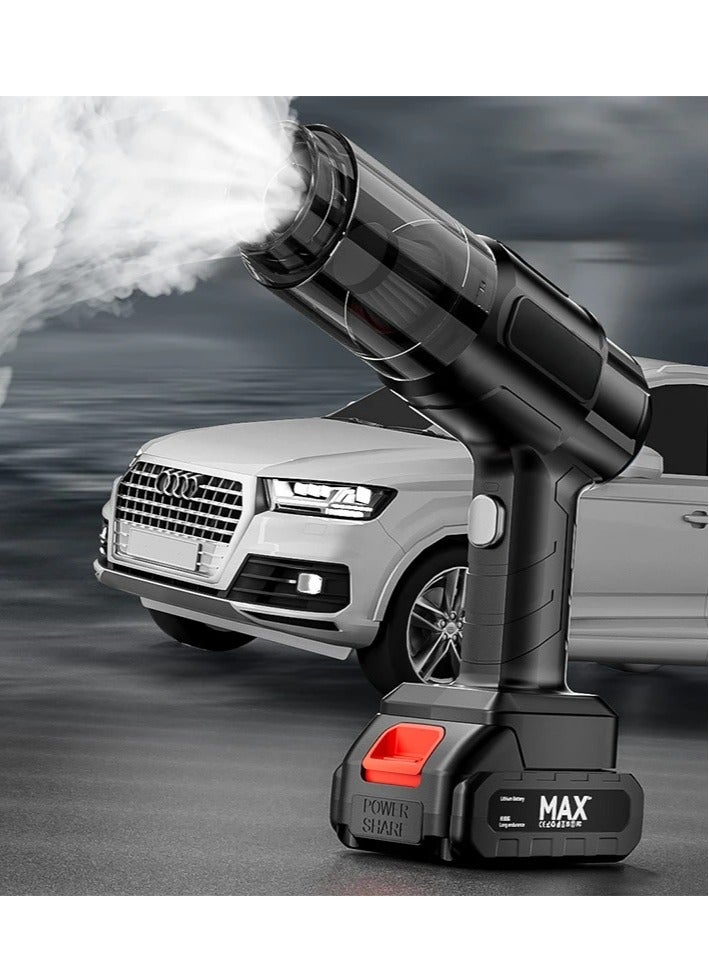 Portable Handheld Car Vacuum Cleaner – Wireless High-Power Lithium Battery with Replaceable Design - Image 3