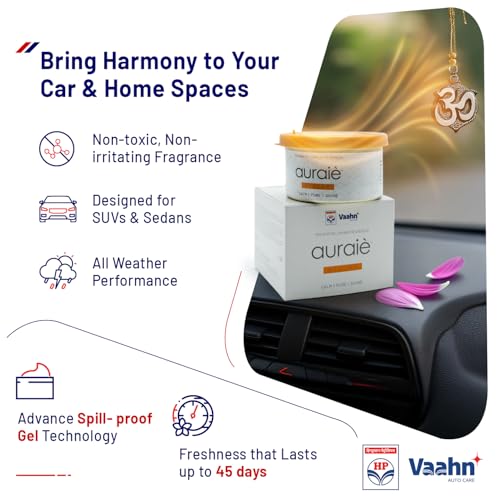 HP Vaahn Divine Air Freshener for Dashboard & Car Interior | Gel Based Car Perfumes | Deodorizer for Dashboards & Vents | Premium Auto Interior Fragrance | Long-Lasting & Refreshing Fragrance - Image 3