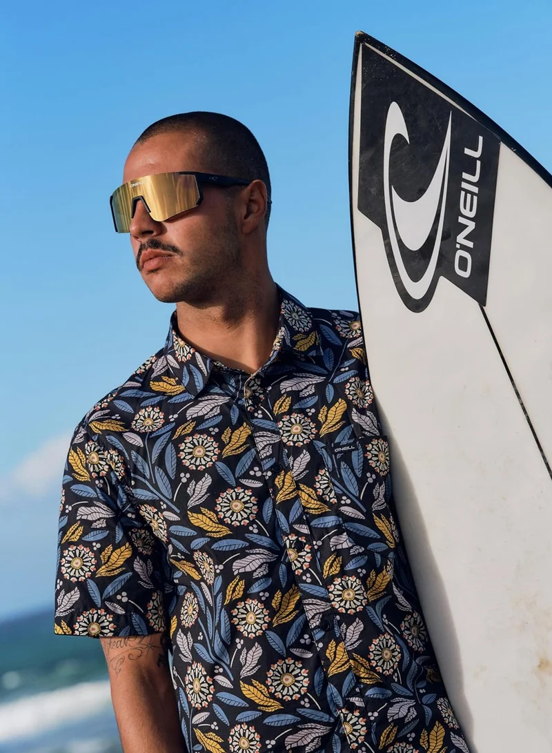 O'NEILL ONS-9038 Sports Wrap Shield Sunglasses for Men UV400 Protection Black 135 mm