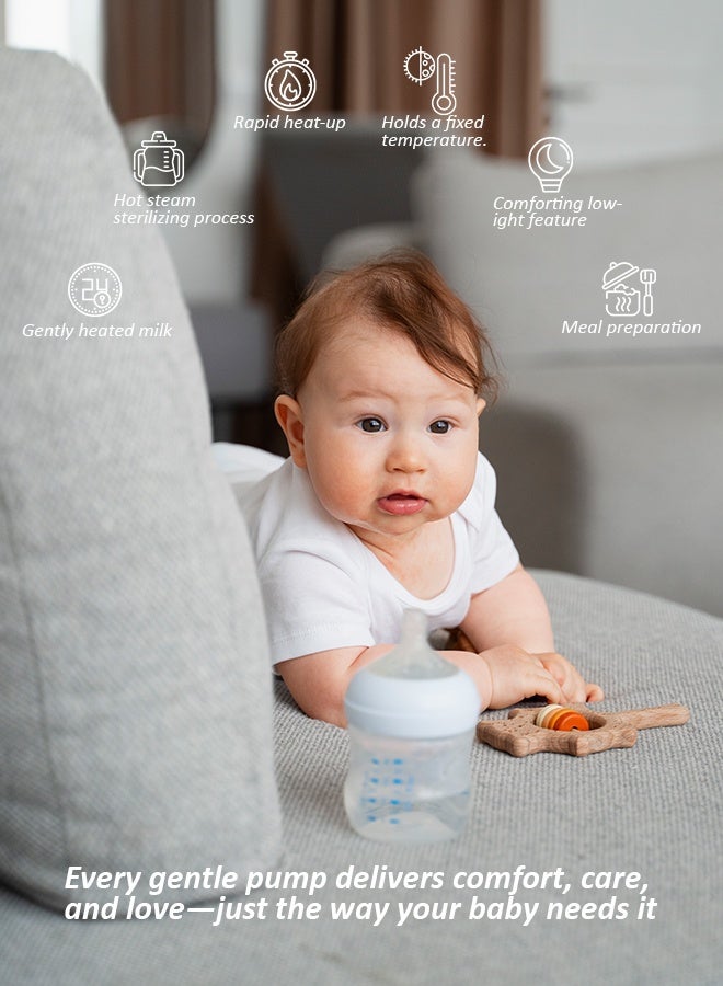 لطف وحضن حصائر تغيير الأطفال القابلة للاستخدام مرة واحدة من Cute 'n' Cuddle – عبوة من 210 قطعة، باللون الأزرق | مضخة حليب كهربائية مزدوجة بدون استخدام اليدين – قابلة للارتداء، هادئة ومحمولة مع صندوق تخزين. - Image 4