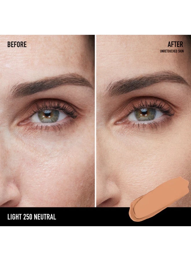 بير ماينرالز خافي عيوب البشرة غير اللامع من بير مينيرالز باريبرو يدوم 16 ساعة، لون فاتح 250 محايد، 7.5 مل - Image 3