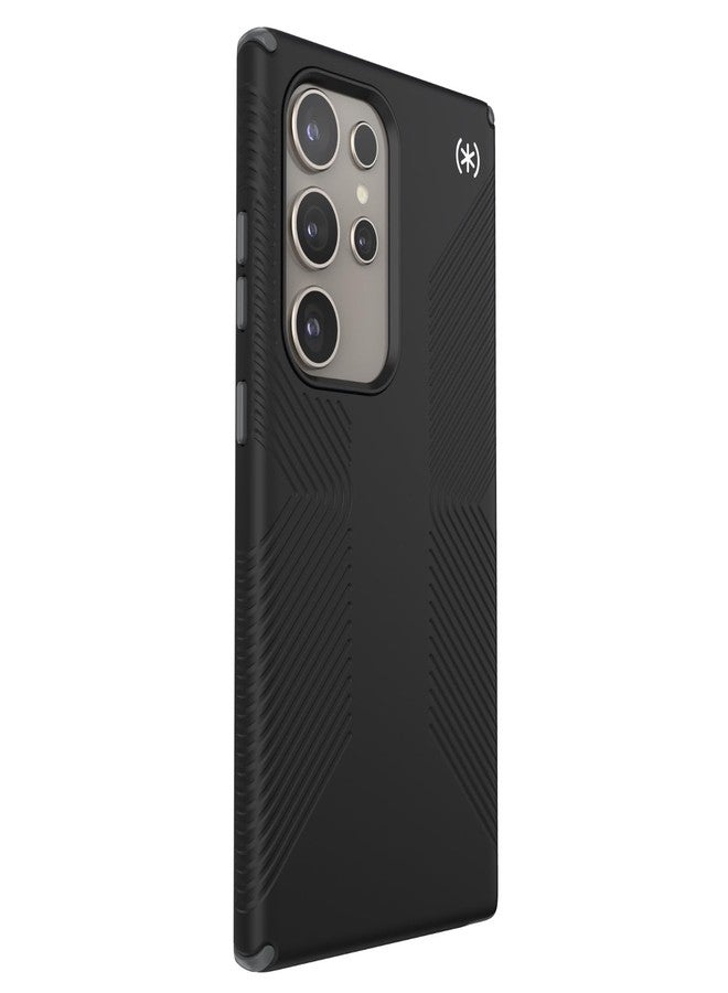 Speck Presidio 2 Grip Samsung Galaxy S24 Ultra Case - Drop & Camera Protection, Soft-Touch Secure Grip, Wireless Charging Compatible, Shock Absorbant, Galaxy S24 Ultra Case - Black - Image 3
