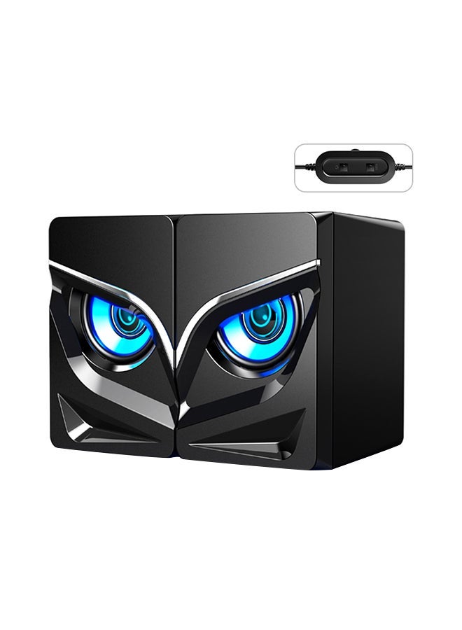 NIBEMINENT Computer Desktop Audio Speaker Black  - Image 1