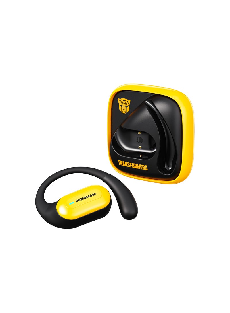 TRANSFORMERS TF-T59 OWS Earphones - Bluetooth 5.4 Wireless Earbuds with 4 Hours Playback, 100-Hour Standby, and 10m Transmission Distance for Ultimate Audio Experience - Yellow - Image 3