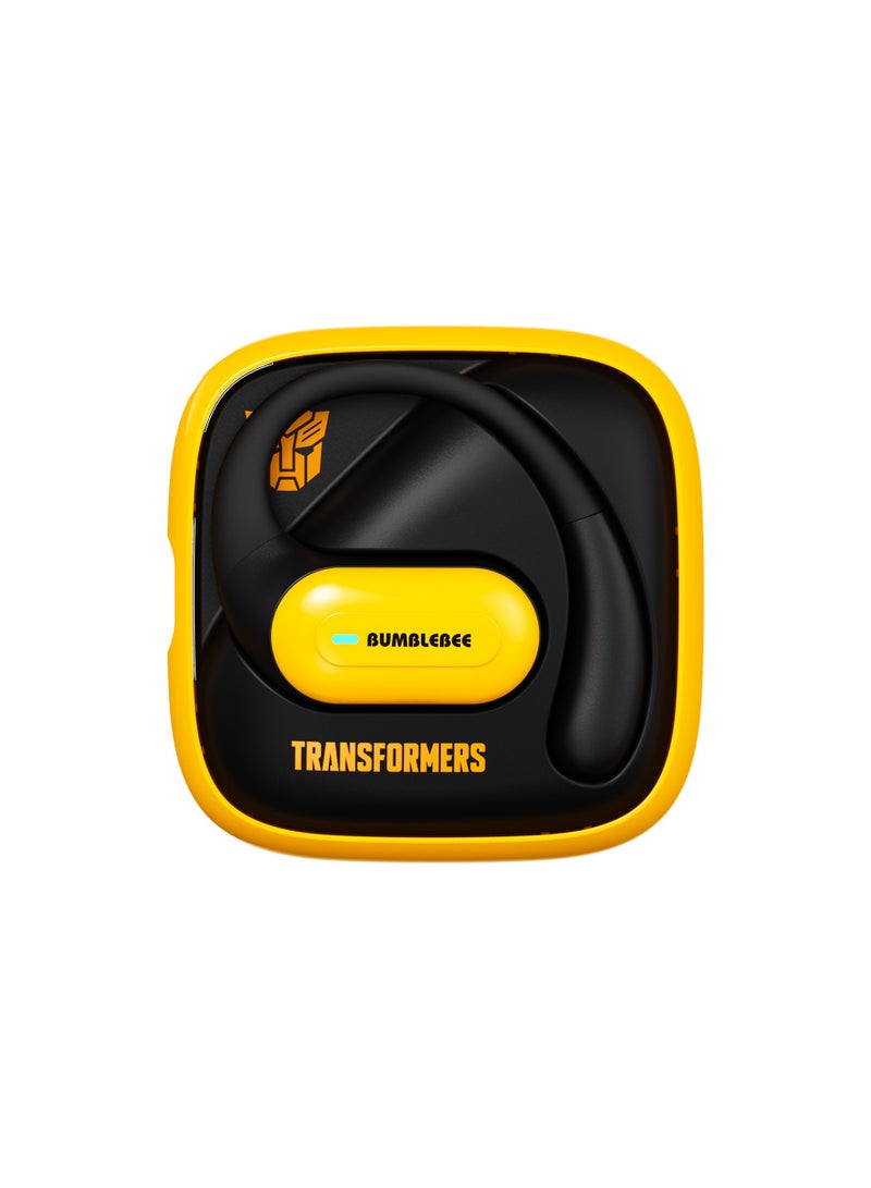 TRANSFORMERS TF-T59 OWS Earphones - Bluetooth 5.4 Wireless Earbuds with 4 Hours Playback, 100-Hour Standby, and 10m Transmission Distance for Ultimate Audio Experience - Yellow - Image 4