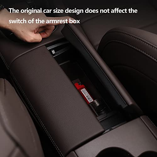CUCHIYUN Center Console Organizer Tray Storage Box Compatible with Mercedes Benz 2022 GLE/GLS Accessories 2021 2020, Car Central Armrest Storage Box Tray Organizer - Image 5