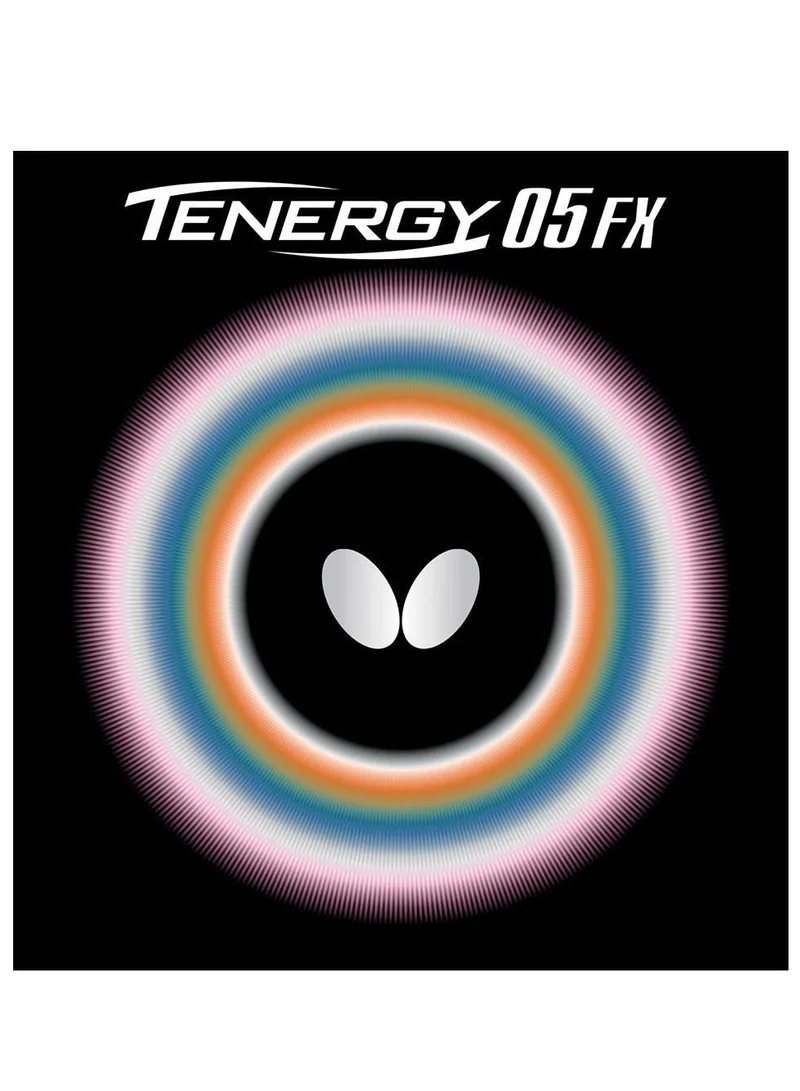 BUTTERFLY Butterfly Tenergy 05 Fx Table Tennis Rubber Inverted Professional Butterfly Table Tennis Rubber Black (2.1mm) 4906901125582
