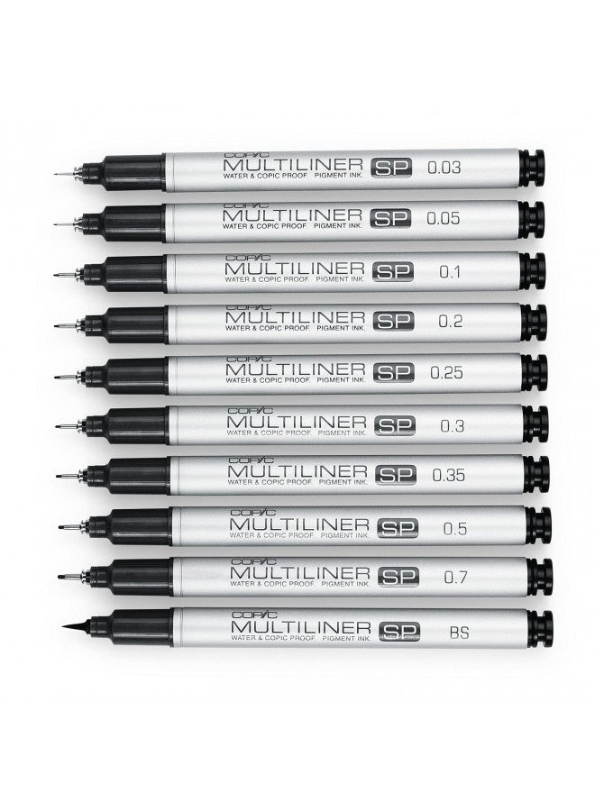 Copic Multiliner SP Black Ink Marker, 0.03 Tip - Image 2