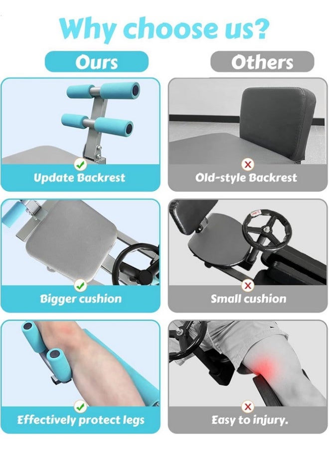 Max Strength آلة تمديد الساقين الثقيلة للمرونة وتدريب الانقسام لصالة الألعاب الرياضية المنزلية - Image 5