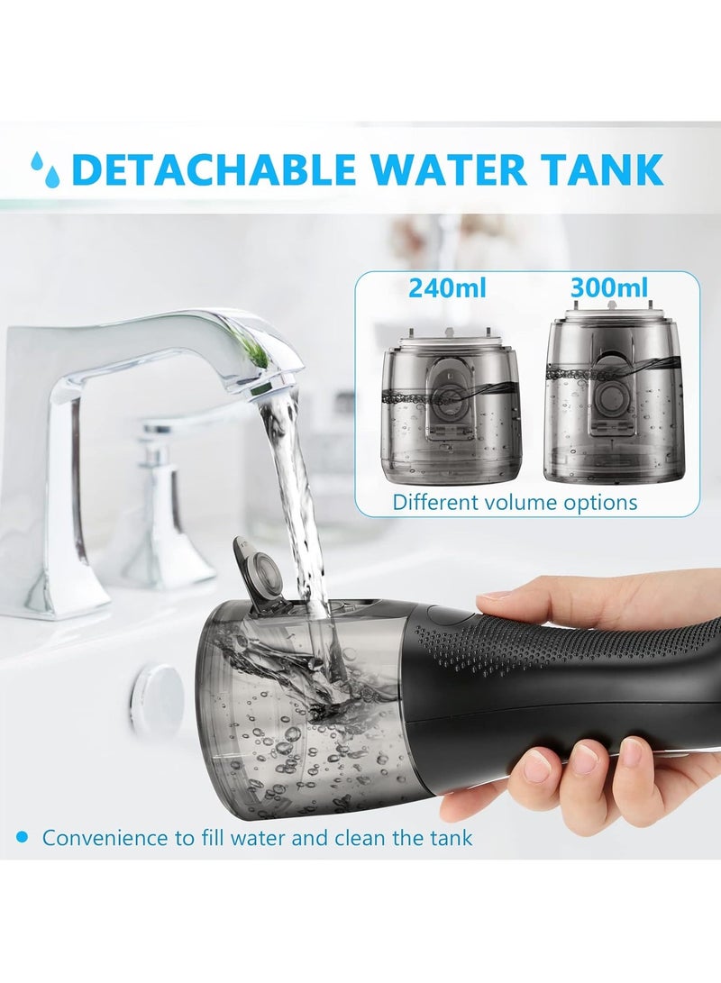 specton Water Dental Flosser, Cordless Oral Irrigator,Rechargeable Teeth Cleaners for Braces Oral Care,Waterproof and Portable for Travel with 6 Nozzles - Image 4
