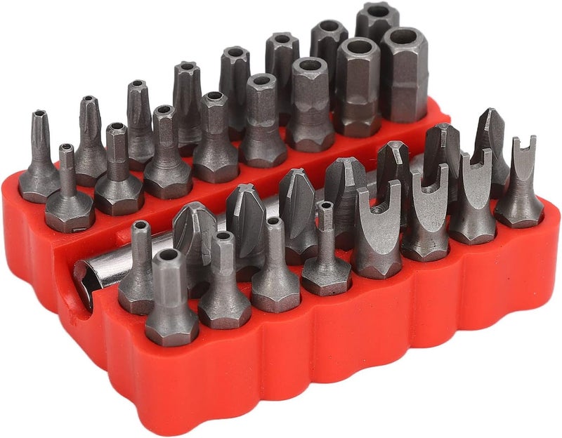 AYNEFY 33 Piece Magnet Hex Socket, 1/4 Inch Hex Drill Bit, Magnetic Socket Set for Vehicle, Computer and Electronics Maintenance - Image 3