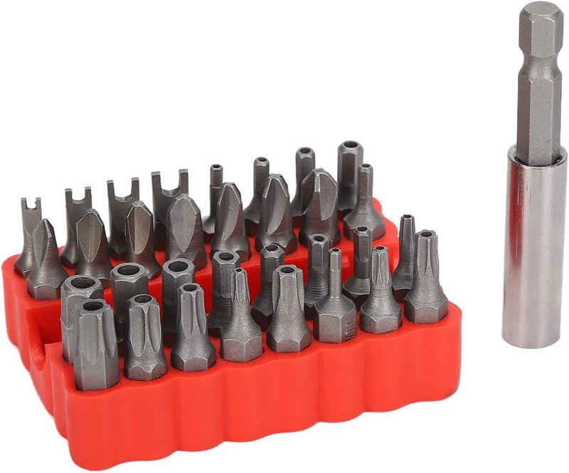 AYNEFY 33 Piece Magnet Hex Socket, 1/4 Inch Hex Drill Bit, Magnetic Socket Set for Vehicle, Computer and Electronics Maintenance - Image 2