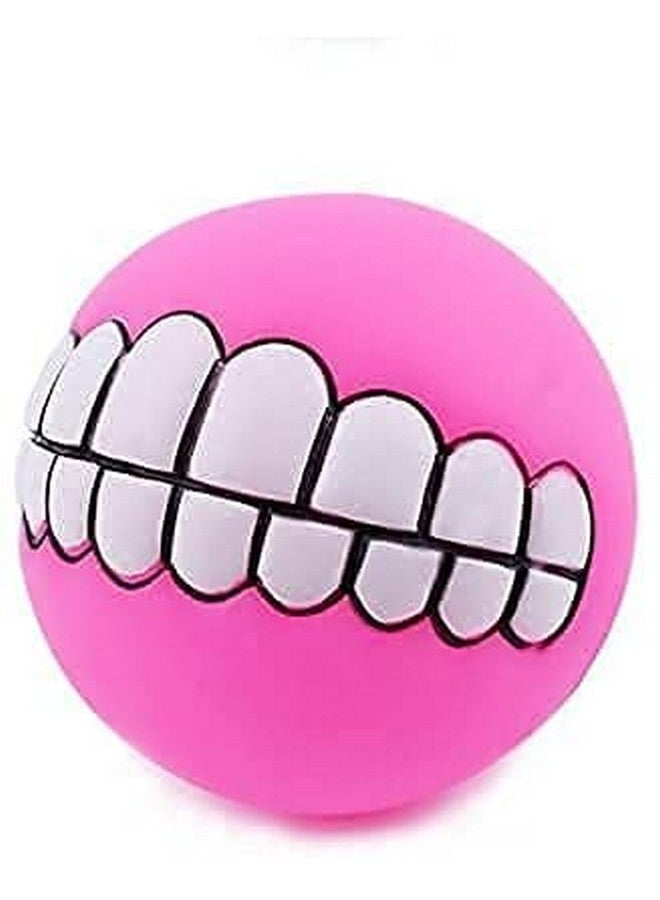 كرة صرير للكلاب، لعبة أسنان مضغ للجراء، كرة صرير، ألعاب مضحكة للكلاب والقطط والجراء - عبوة من قطعة واحدة (قد يختلف اللون) - Image 3