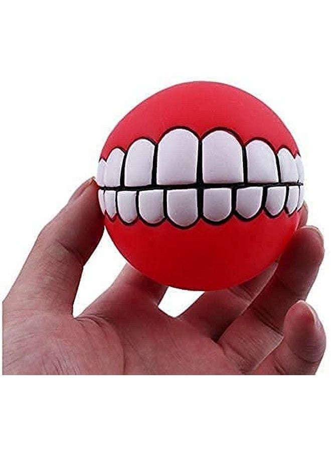 كرة صرير للكلاب، لعبة أسنان مضغ للجراء، كرة صرير، ألعاب مضحكة للكلاب والقطط والجراء - عبوة من قطعة واحدة (قد يختلف اللون) - Image 4