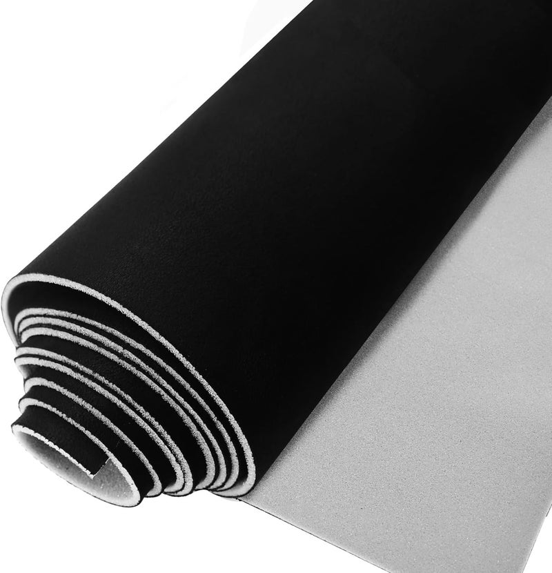 Wilaly Suede Headliner Fabric with Foam Backing - Black 85X60 Inch - Image 1