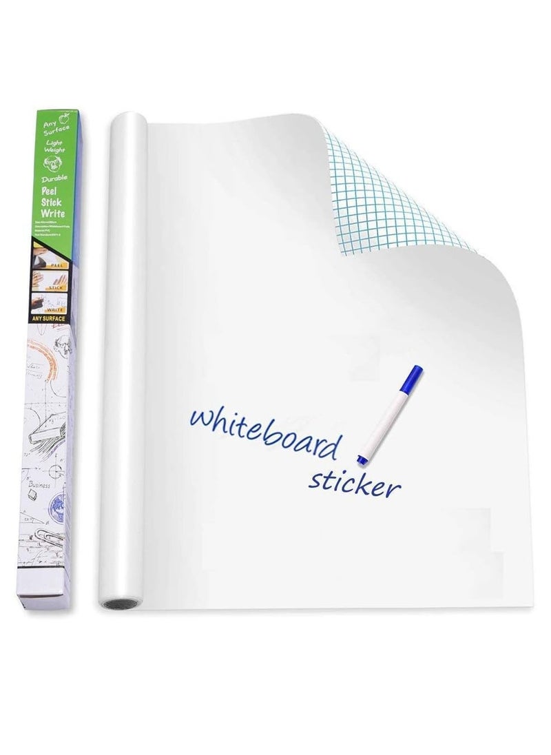 Cool Baby COOLBABY Self Adhesive Whiteboard Sticker Removable Wall Vinyl Peel and Stick Paper School, Office, Home, College Students Painting Wallpaper (60x200cm)  - Image 1