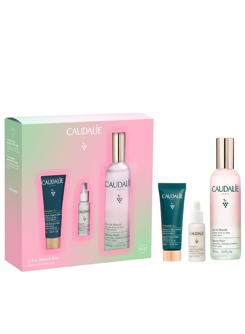 Caudalie Detox 7 Glow Trio - Image 1