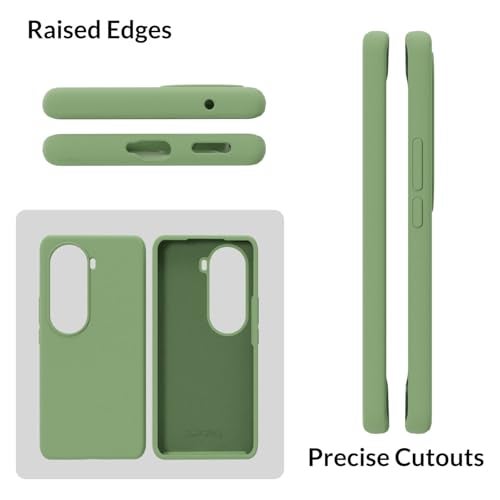 SPRIG Compatible with Vivo V40E Premium SilkTone Back Cover Drop Tested Shock Proof Mobile Case for Men, Women, Boys and Girls with Camera Protection (Mint Green) - Image 3