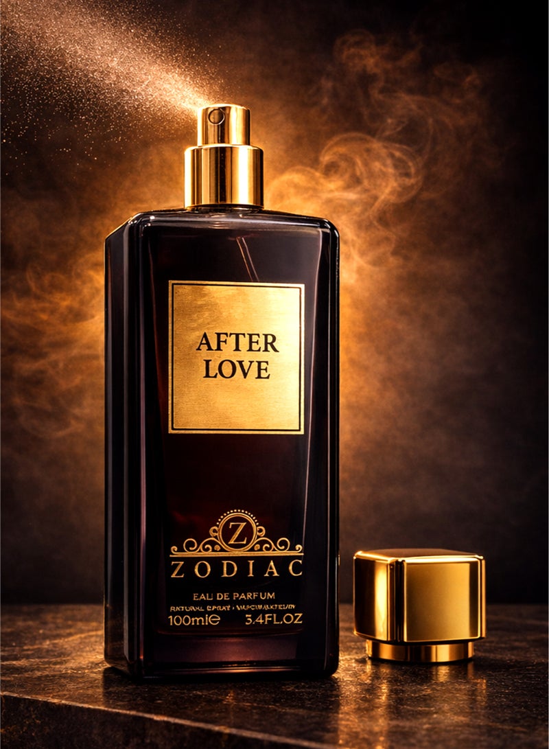 زودياك عطر زودياك أفتر لوف أو دو بيرفيوم 100 مل | عطر فاخر للجنسين، مزيج من الروائح الخشبية الناعمة والتوابل والزهور البيضاء | أفضل عطر زهري بودري - Image 2