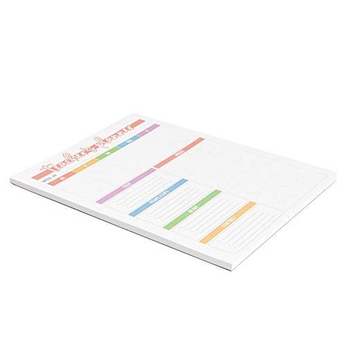 Tiny Expressions - Teacher Appreciation Notepads | Teacher Gifts & School Supplies | 40 Tear Away Sheets on Premium Paper Made in the USA | Great for Classroom or Home Use | Weekly Planner Note Pad - Image 3