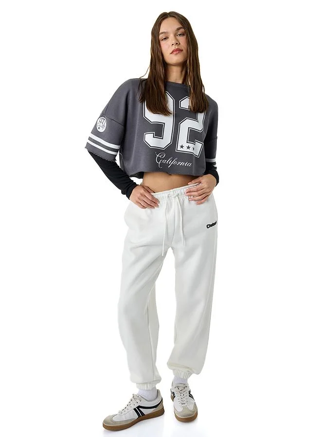 Koton  Graphic Relaxed Fit Joggers for Women | Best Price UAE