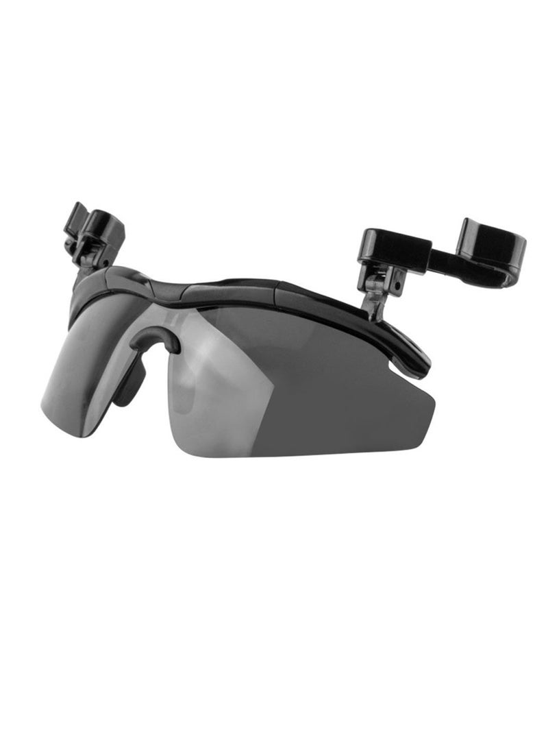 Excefore Outdoor Polarized Sunglasses, UV Protection Flip Cover, Can Be Clipped on The Hat Cap, Adjustable TAC Lenses, Rubber Nose Pad, for Fishing, Biking, Hiking, Golf, Driving - Image 1