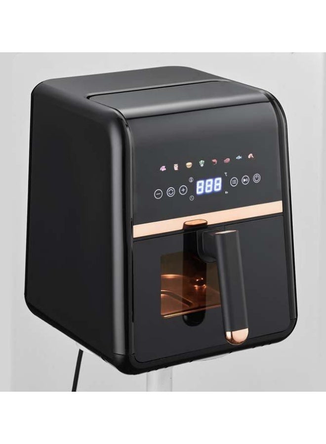 Prime قلاية هوائية رقمية نافذة 5.2 لتر كابل 1.2 متر 1500 واط باللون الأسود - Image 2