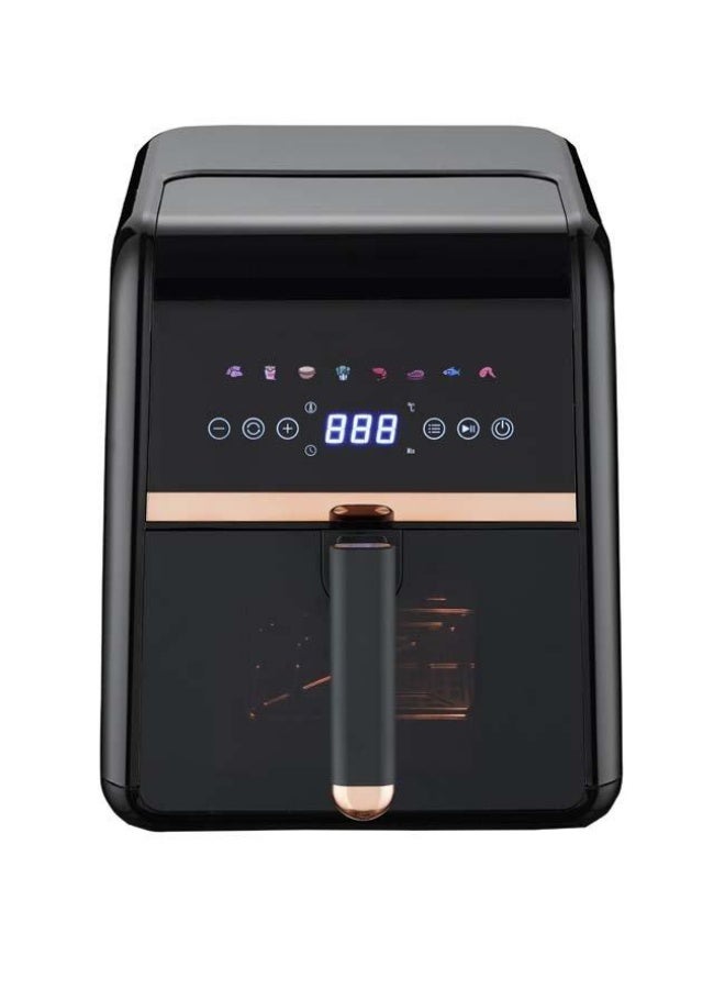 Prime قلاية هوائية رقمية نافذة 5.2 لتر كابل 1.2 متر 1500 واط باللون الأسود - Image 1