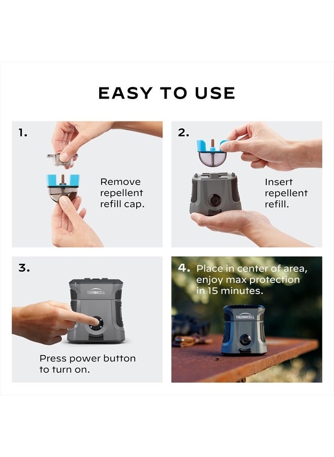 Mosquito Repellent Rechargeable Adventure EX-Series EX90; Patio Shield with 9-Hour Battery, Includes 12-Hour Refill, Rubber Armor & Carabiner; Scent Free Bug Spray Alternative - pzsku/ZAE9A8DA2BA6085ACB546Z/45/_/1731395514/c2c540d5-c916-41a4-976a-076e2dd57bcf