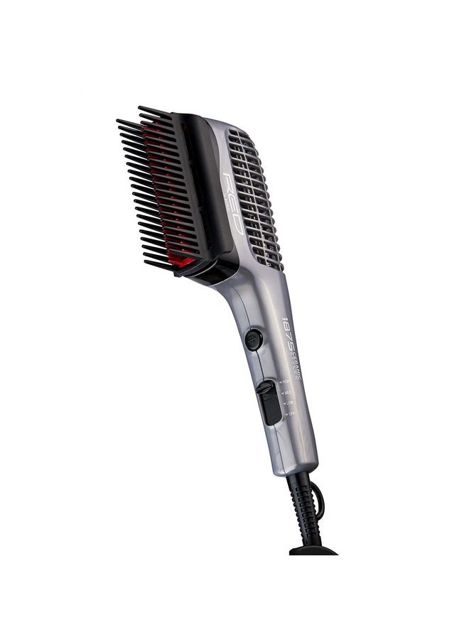Red by Kiss RED by KISS 1875 Ceramic Ionic Hair Styler with Detangler Pik, Professional Quick Blow Dry Comb, 4 Heat/Speed Settings, Cool Shot Button, Ideal for Curling & Straightening  - Image 3