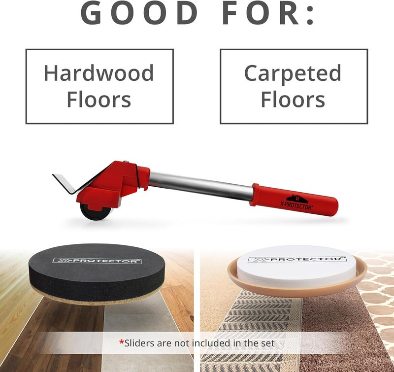 X-Protector Furniture Lifter Tool - Premium Furniture Jack Lifter Tool to Lift Furniture Easily - Appliance Lifter with 8.5" Adjustable Height - Ideal Jack to Lift Furniture Easily with Minimal Effort - Image 5