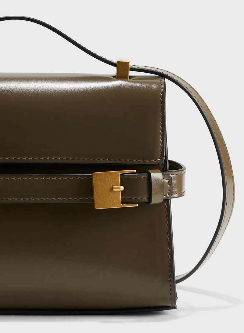 اتش اند ام Strap-Detail Crossbody Bag